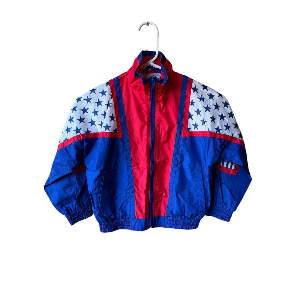 Vintage RARE Team USA Olympics JC Penny Youth Windbreak Jacket - Youth M (5-6)